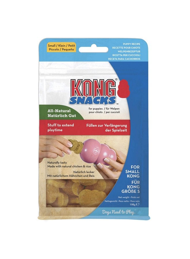 كونج - وجبات خفيفة - مكافآت طبيعية للكلاب - ألعاب مطاطية كلاسيكية - وصفة للجراء الصغيرة (7 أونصة) - Image 1