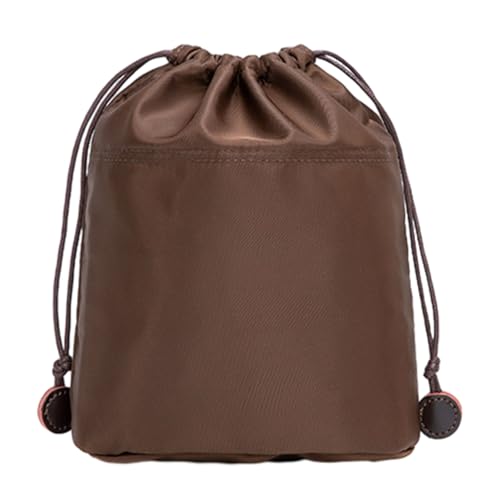 WBANGIAO Nylon Casual Bag Organizer Insert for Bucket Bag Drawstring Shoulder Crossbody Bag Medium Black - Image 1