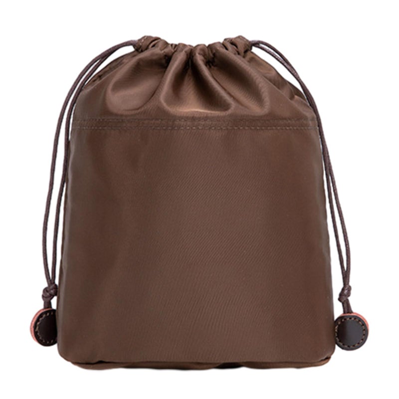 WBANGIAO Nylon Casual Bag Organizer Insert for Bucket Bag Drawstring Shoulder Crossbody Bag Medium Black - Image 2