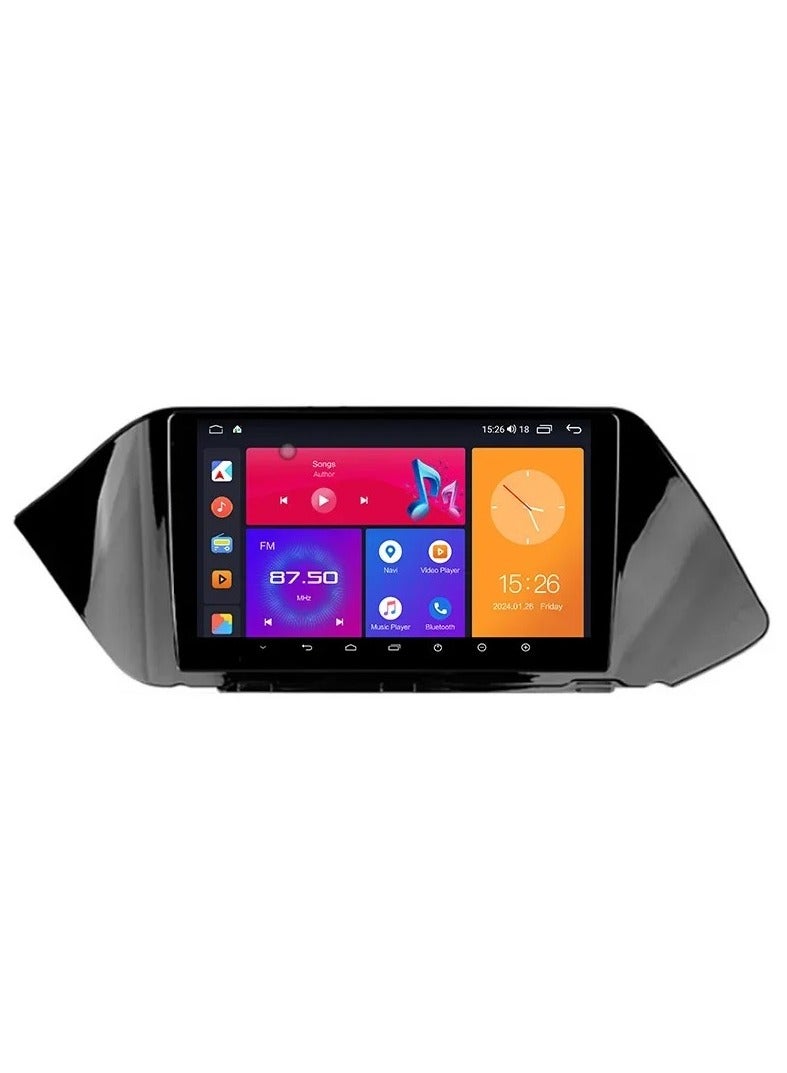 ام ان تي شاشة هيونداي سوناتا 2019-2023 هي جزء من نظام المعلومات والترفيه في السيارة يعمل بنظام التشغيل Android ويدعم ميزات مثل Apple CarPlay وAndroid Auto، مما يتيح لك توصيل هاتفك الذكي بسهولة كما أنها توفر دقة عالية تصل إلى 1080 بكسل، مما يجعلها ممتازة لعرض المعلومات والخرائط بوضوح - Image 1