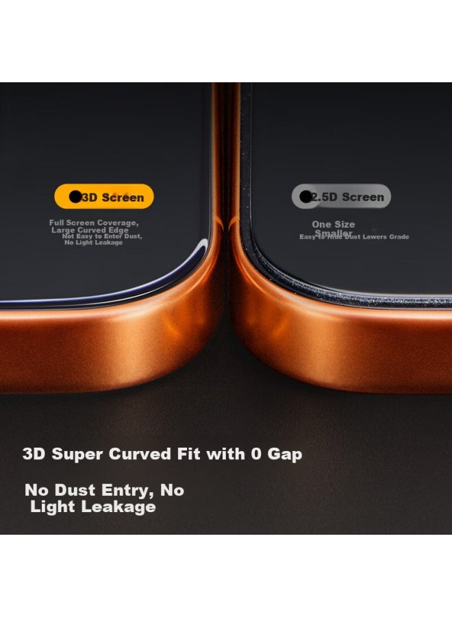 Smartdevil [3d Hot Bending + Corning + Ultra-thin | Dust-free Chamber For Roller] Suitable For Apple 17 Pro Max Tempered Glass Screen Protector, Iphone 17 Pro Max Phone Film, Anti-dust High-definition Film - Image 4