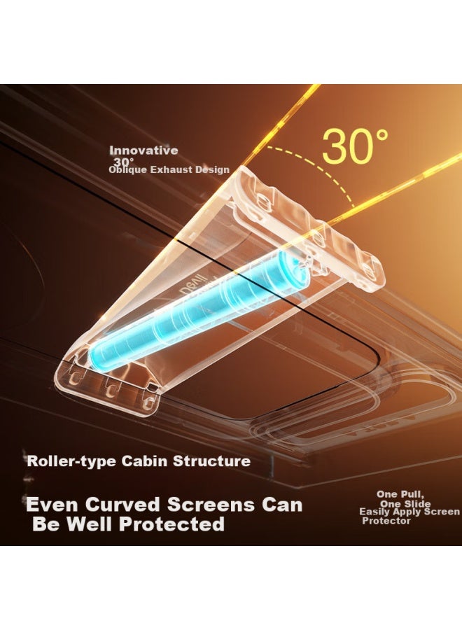 Smartdevil [3d Hot Bending + Corning + Ultra-thin | Dust-free Chamber For Roller] Suitable For Apple 17 Pro Max Tempered Glass Screen Protector, Iphone 17 Pro Max Phone Film, Anti-dust High-definition Film - Image 3