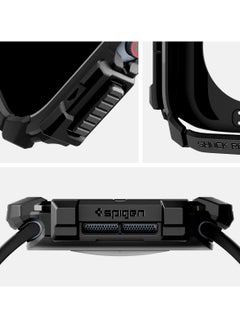 Spigen Rugged Armor for Apple Watch Series 10 (46mm) Case Cover Durable TPU (2024) - Matte Black  - Image 2