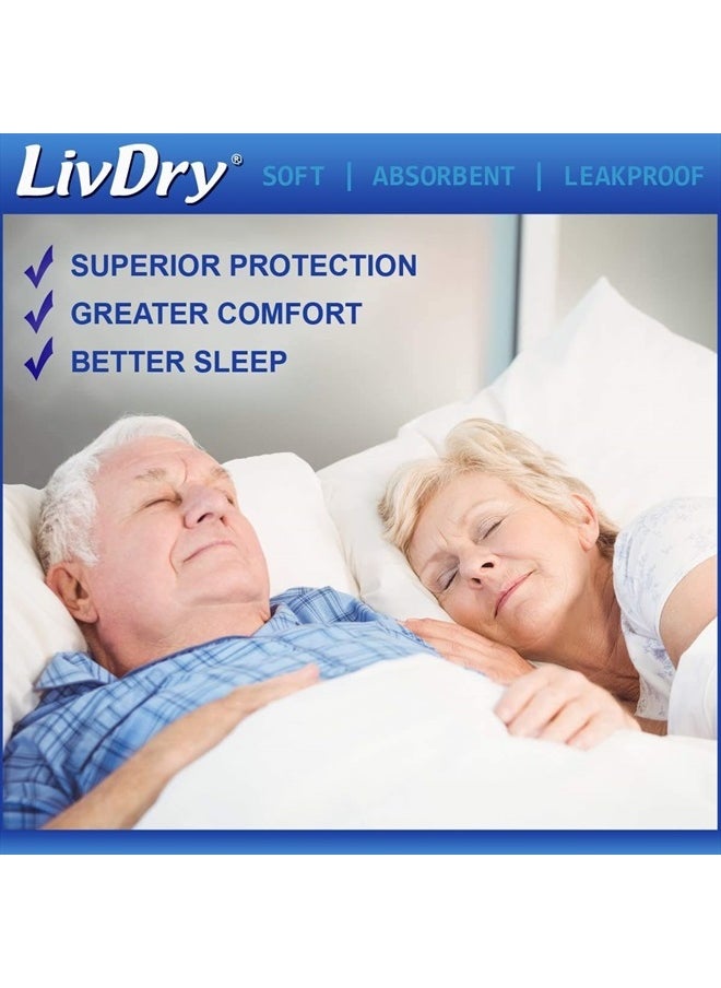 LIVDRY Adult Incontinence Underwear, Overnight Comfort Absorbency, Leak Protection (XXX-Large (40 Count))  - Image 4