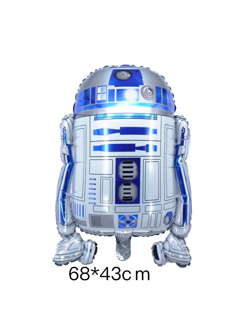 10pcs /set balloons cartoon Character space astronaut star aluminum film wars balloon space theme balloon set for birthday party decoration aluminum film balloons kids toys party supplies - Image 3