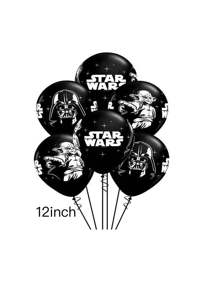 10pcs /set balloons cartoon Character space astronaut star aluminum film wars balloon space theme balloon set for birthday party decoration aluminum film balloons kids toys party supplies - Image 5