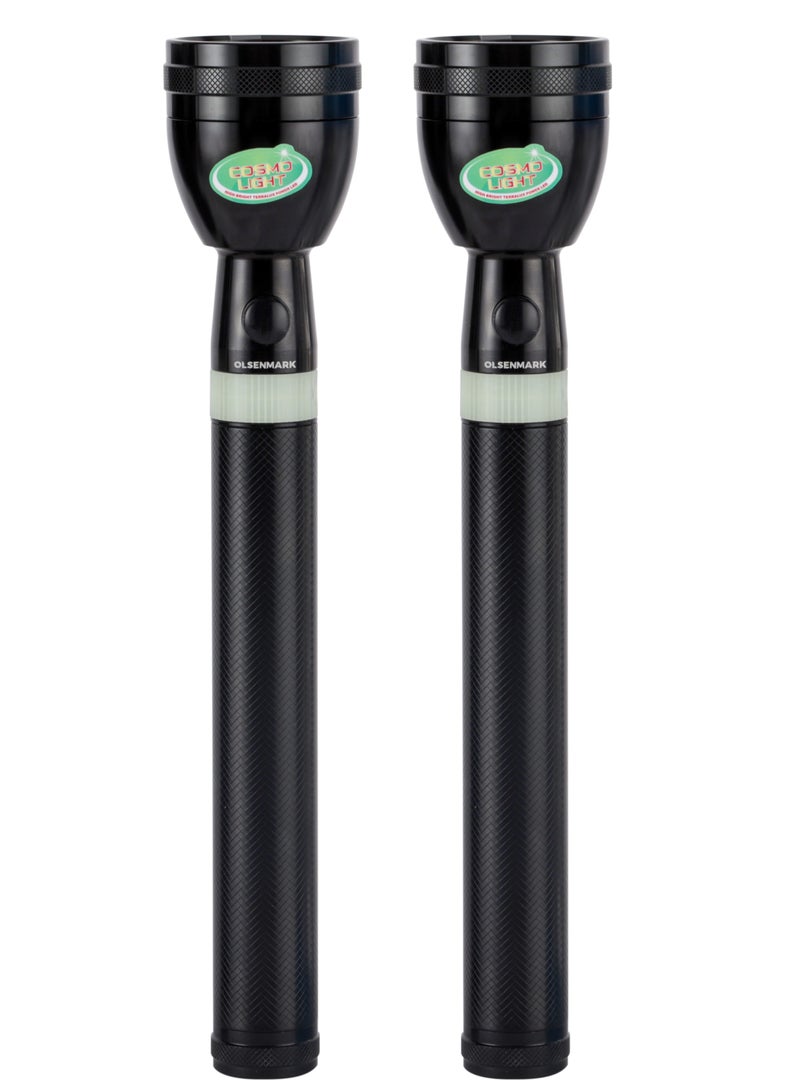 Olsermark Olsenmark Rechargeable LED Lantern 2 Flashlight Combo OMEFL2837, 30 -Piece Super Bright LEDs - Image 5