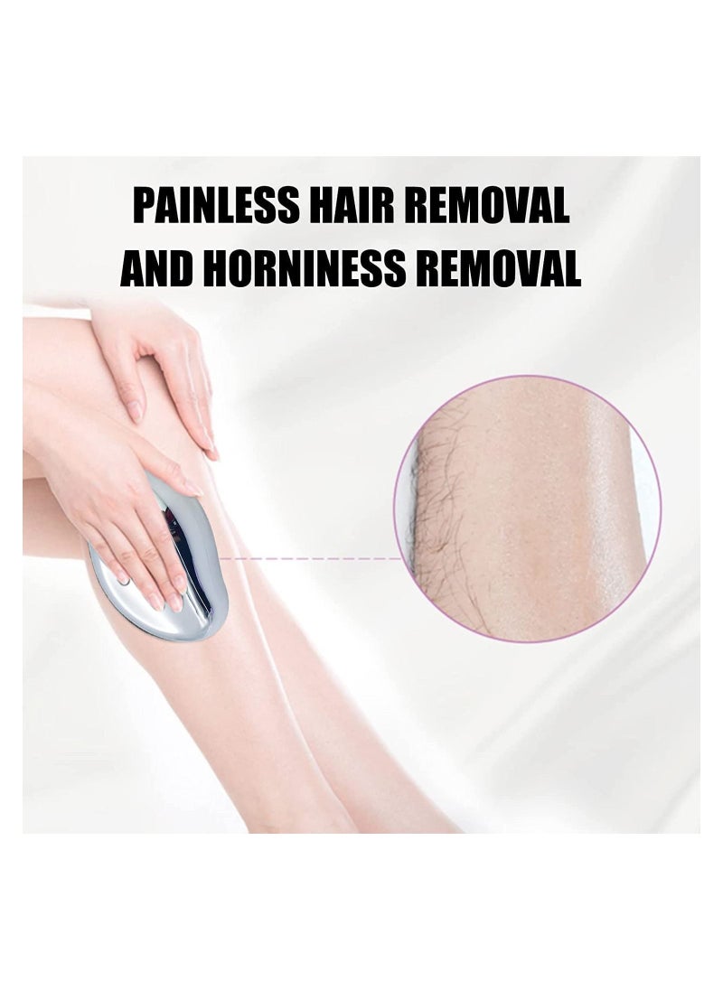 ORiTi Crystal Hair Eraser, Painless Crystal Hair Remover for Women Men Arms Legs Back, Soft Smooth Silky Skin, Magic Crystal Hair Remover & Skin Exfoliator Tool for Body Any Part  - Image 5