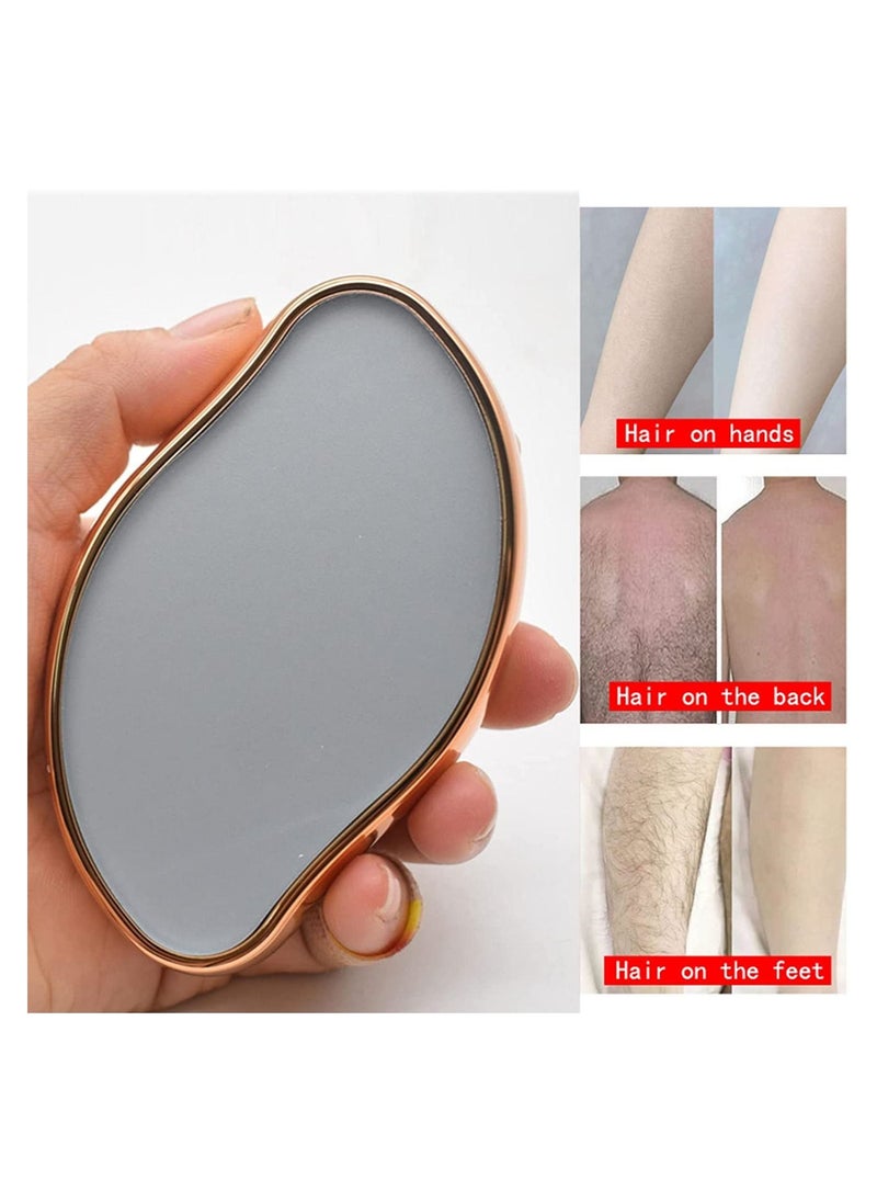 ORiTi Crystal Hair Eraser, Painless Crystal Hair Remover for Women Men Arms Legs Back, Soft Smooth Silky Skin, Magic Crystal Hair Remover & Skin Exfoliator Tool for Body Any Part  - Image 3