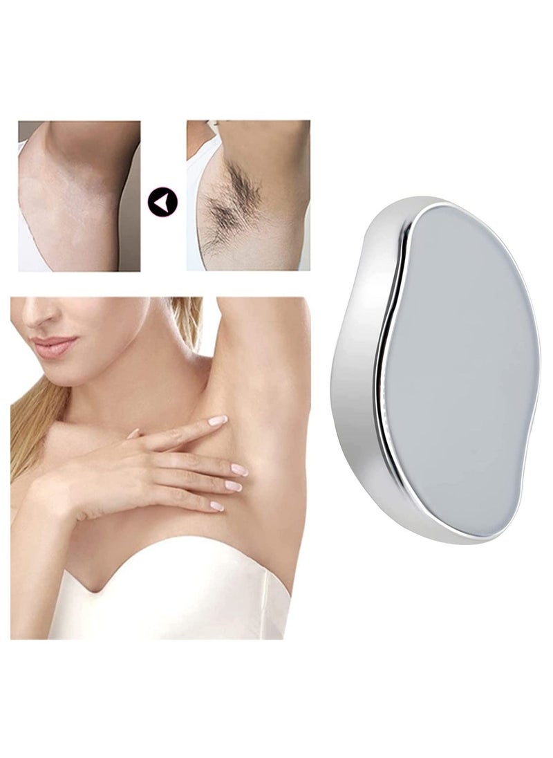ORiTi Crystal Hair Eraser, Painless Crystal Hair Remover for Women Men Arms Legs Back, Soft Smooth Silky Skin, Magic Crystal Hair Remover & Skin Exfoliator Tool for Body Any Part  - Image 2