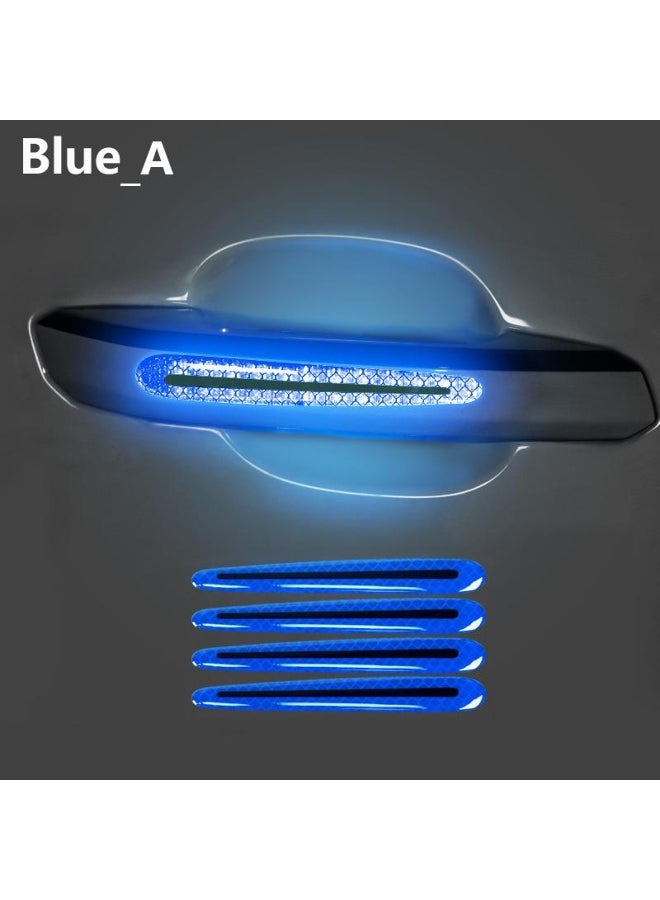 Generic Doofoto 3D Car Reflective Sticker Tape Reflector Fender Warning Bumper Strip Door Handle Bowl Cover Car Exterior Accessories 