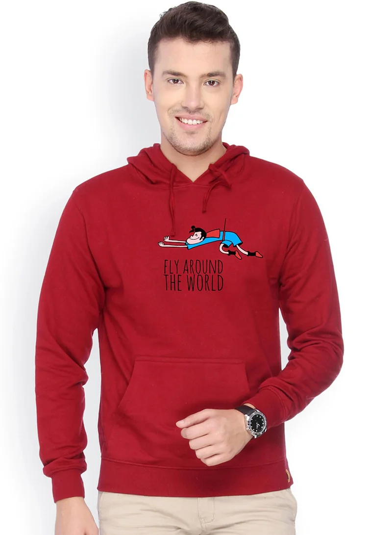 كامبوس سوترا هودي رجالي بطبعة رحلة حول العالم