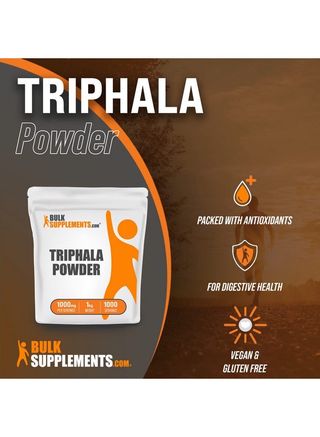 BULKSUPPLEMENTS.COM Triphala Powder Herbal Supplements Triphala Supplement Triphala 1000Mg Made With Amalaki Bibhitaki And Harataki Powder 1000Mg Per Serving (1 Kilogram 2.2 Lbs) - Image 4