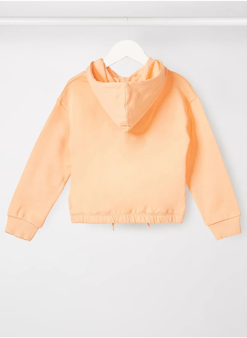 NAME IT Kids Slogan Hoodie