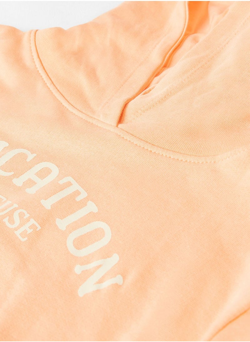 NAME IT - Kids Slogan Hoodie - Image 1
