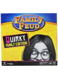 SPIN MASTER Family Feud Board Game, Quirky Family Edition, Adult Game For Ages 16 And Up  - Image 1