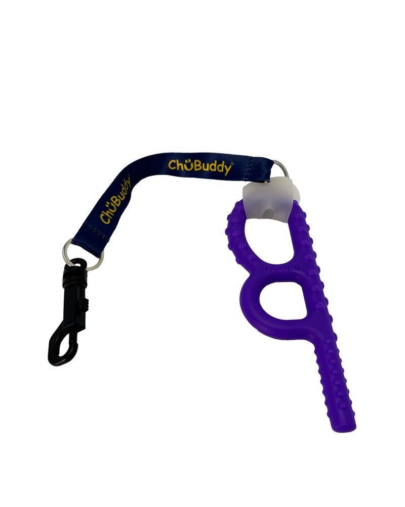 CHU-BUDDY Chubuddy Chewy Holder - Navy Sublimated Tether & Natural Strap - Image 2