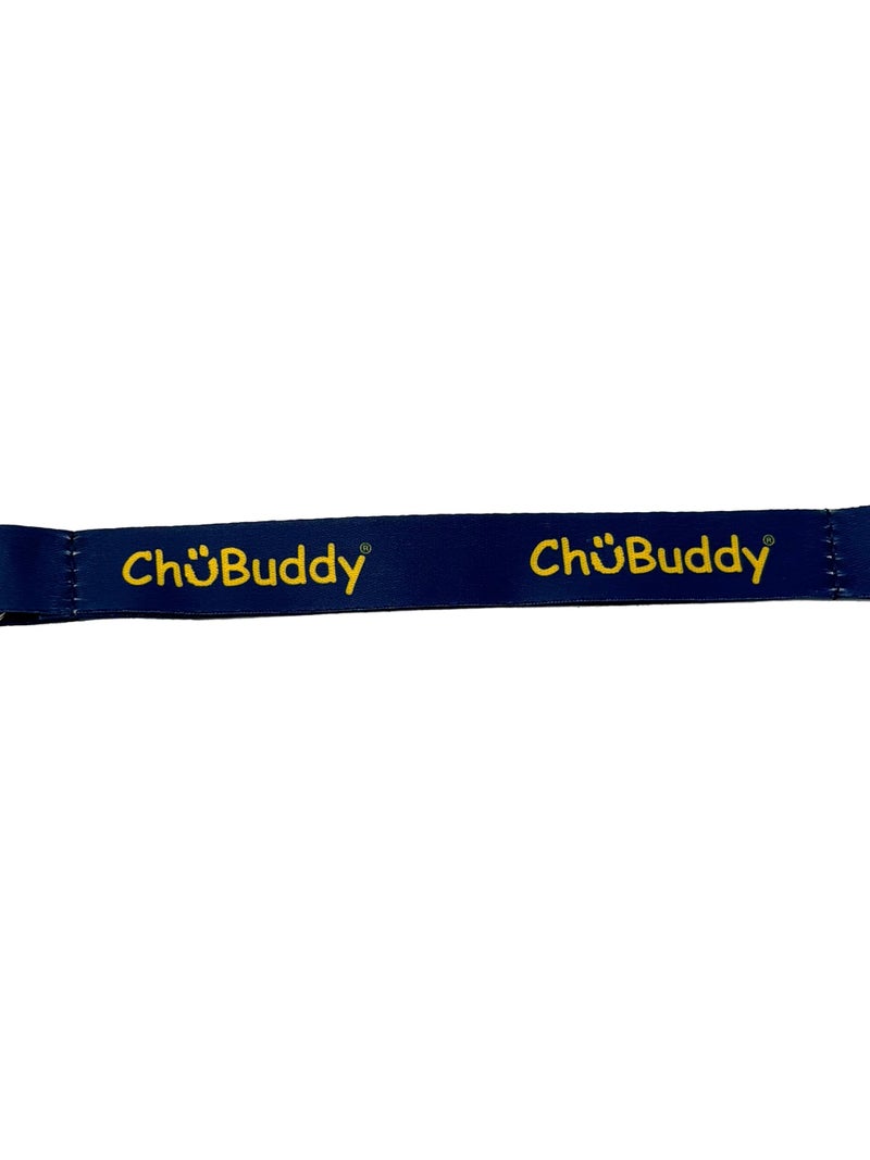 CHU-BUDDY Chubuddy Chewy Holder - Navy Sublimated Tether & Natural Strap - Image 4