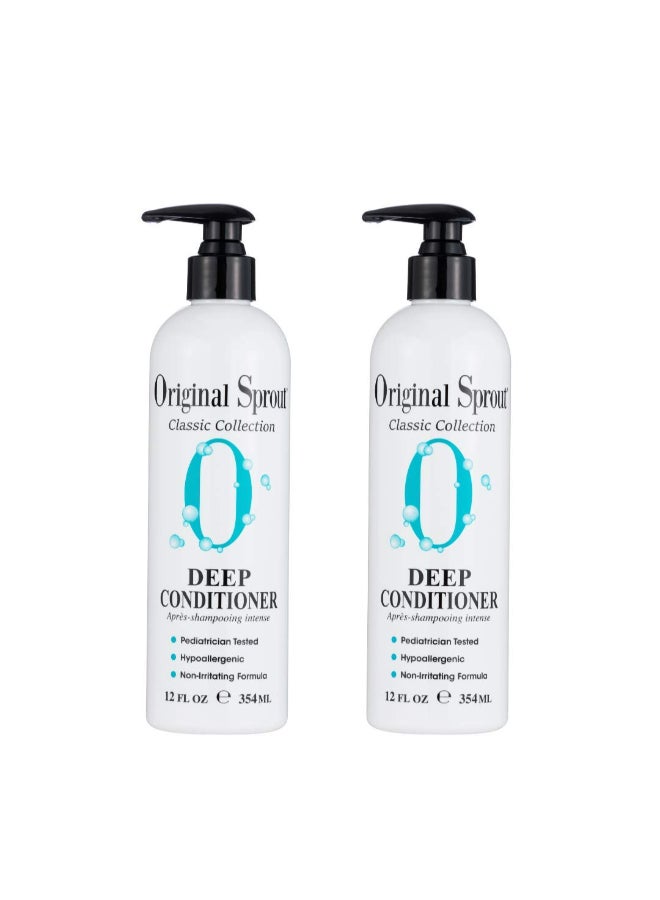 Original Sprout Deep Conditioner Vegan Deep Conditioning Treatment for Hair Care12 Ounces 2 pack Packaging May Vary - Image 3