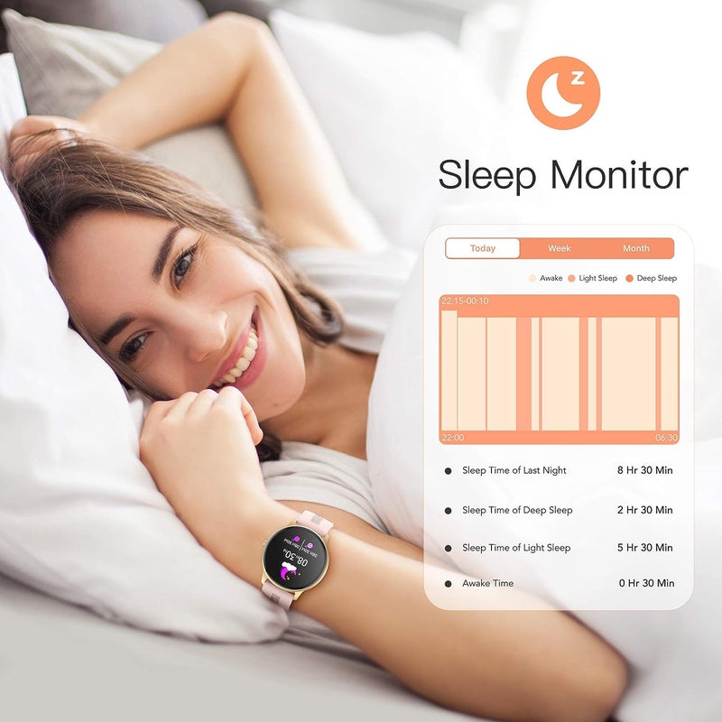 Smart Bracelet: 1.28'' TFT Color Touch Screen, IP68 Waterproof, Safe 5V/2A Charging - Instant Message Reception, 10-Day Long Working Time Fitness Watch for Daily Fitness & Smart Lifestyle - Image 3