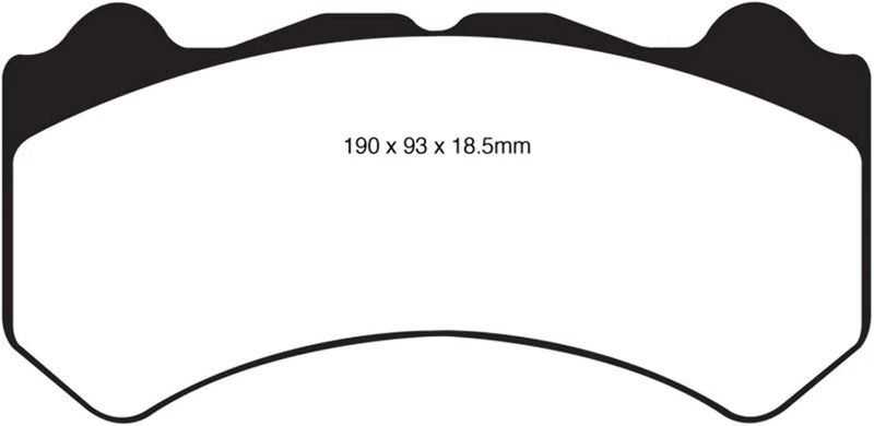 EBC Brakes DP41983R Yellowstuff Street and Track Brake Pad - Image 1