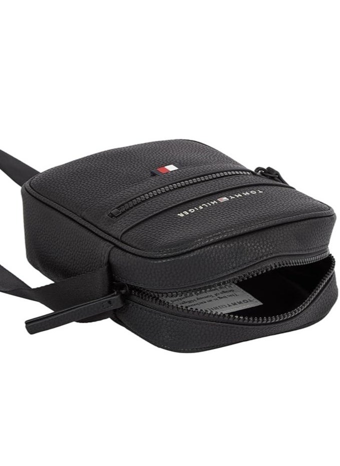 Tommy Hilfiger Plus - Tommy Hilfiger Men's Essential Mini Reporter Bag, Black - Image 1