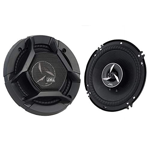 JXL 1690 High Performance 3 Way 6 Inch Coaxial Car Speaker with Inbuilt PEI Car Tweeter and HOP Woofer 600W MAX Pair (Black) - Image 1