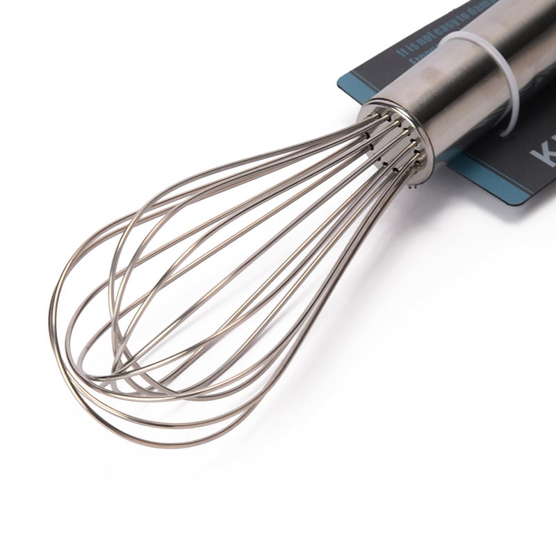 Stainless Steel Balloon Whisk with Metal Handle, Small - Image 2