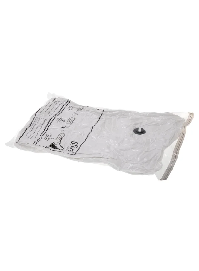 Five Simply Smart 5-Piece Air-Flat Zipper Closure Vacuum Storage Bag Set Clear 15.2 x 31 x 15.5 cm 160323
