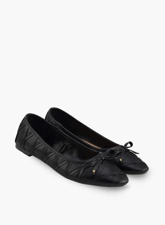 فلورا بيلا من شو إكسبرس Women Bow Detail Ballerina Shoes