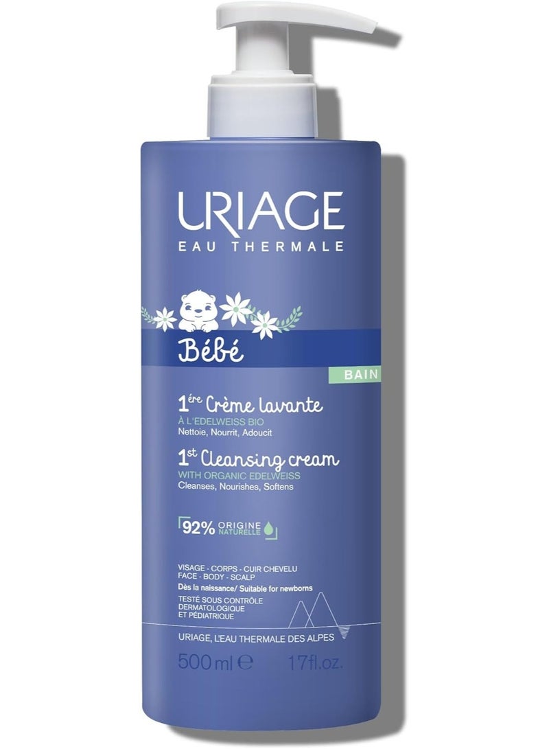 Uriage Bebe 1St Cleansing Cream 500ml - Image 1