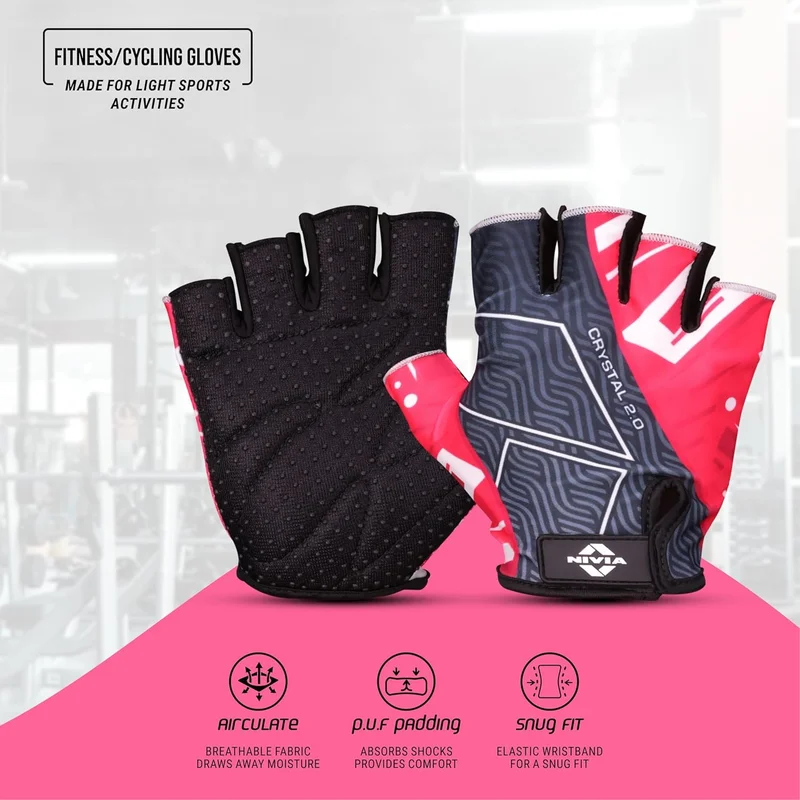 نيفيا Nivia Crystal 2.0 Sports Gloves