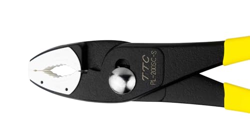 Tsunoda, PL-200SC-S PLA-iers, Replaceable Resin Jaw Pliers w/built-in-spring (8-inch) slip joint pliers - Image 2