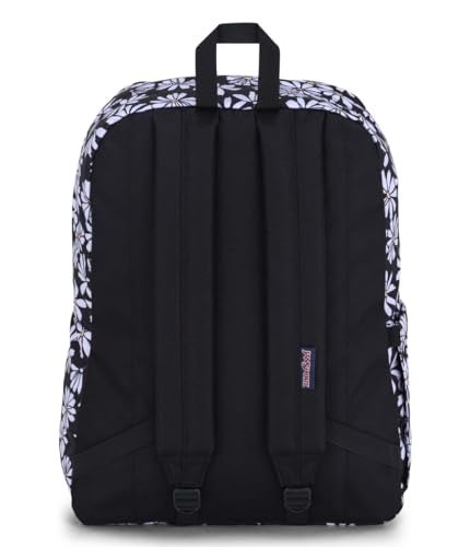 JanSport Superbreak Backpack - Durable, Lightweight Premium Backpack, Punk Pansies Black - Image 2