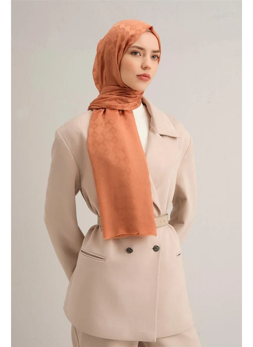 ARMINE Jacquard Silk Cotton Shawl 10075