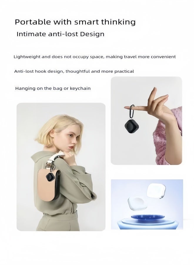 الصفحة الرئيسية شاحن لاسلكي مغناطيسي 5 وات لأجهزة Apple Watch، متوافق مع منافذ Lightning/USB-C. شاحن سفر محمول على شكل سلسلة مفاتيح، مناسب لأجهزة Apple Watch Series 10/9/8/7/6/SE2/SE/5/4/3/2/Ultra 2/Ultra - فضي - Image 5