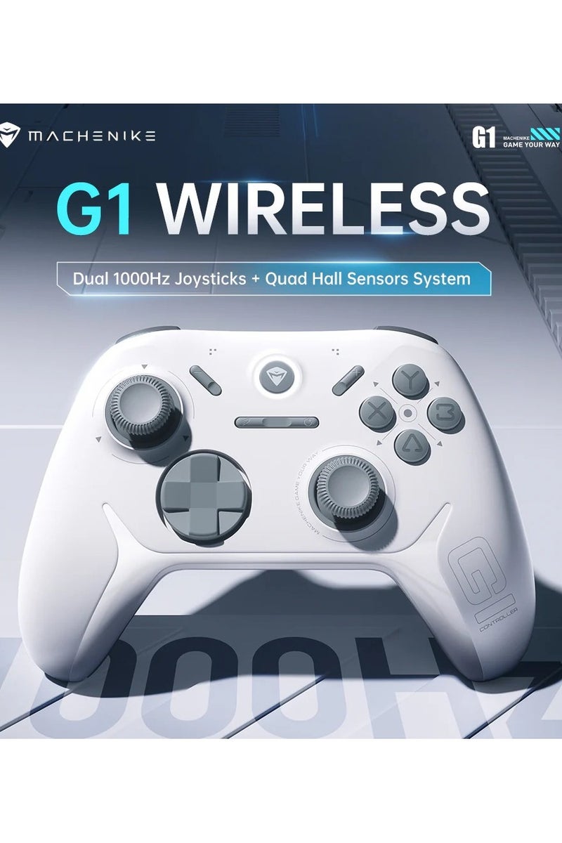 Machenike G1 Pro Wireless Gaming Controller – 1000Hz Low-Latency Gamepad for PC, Android, iOS, Nintendo Switch – TMR Joysticks, Triggers, Gyroscope & Dual Vibration - Image 3