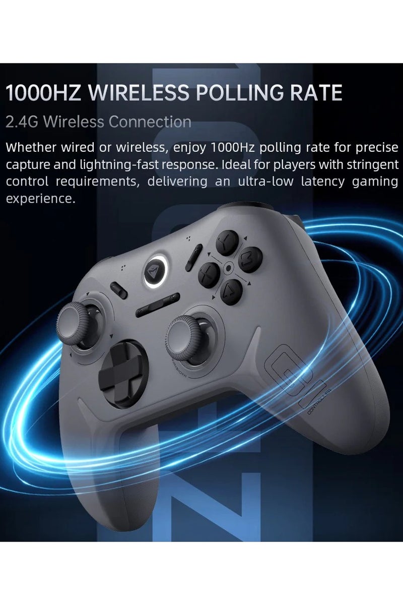 Machenike G1 Pro Wireless Gaming Controller – 1000Hz Low-Latency Gamepad for PC, Android, iOS, Nintendo Switch – TMR Joysticks, Triggers, Gyroscope & Dual Vibration - Image 4