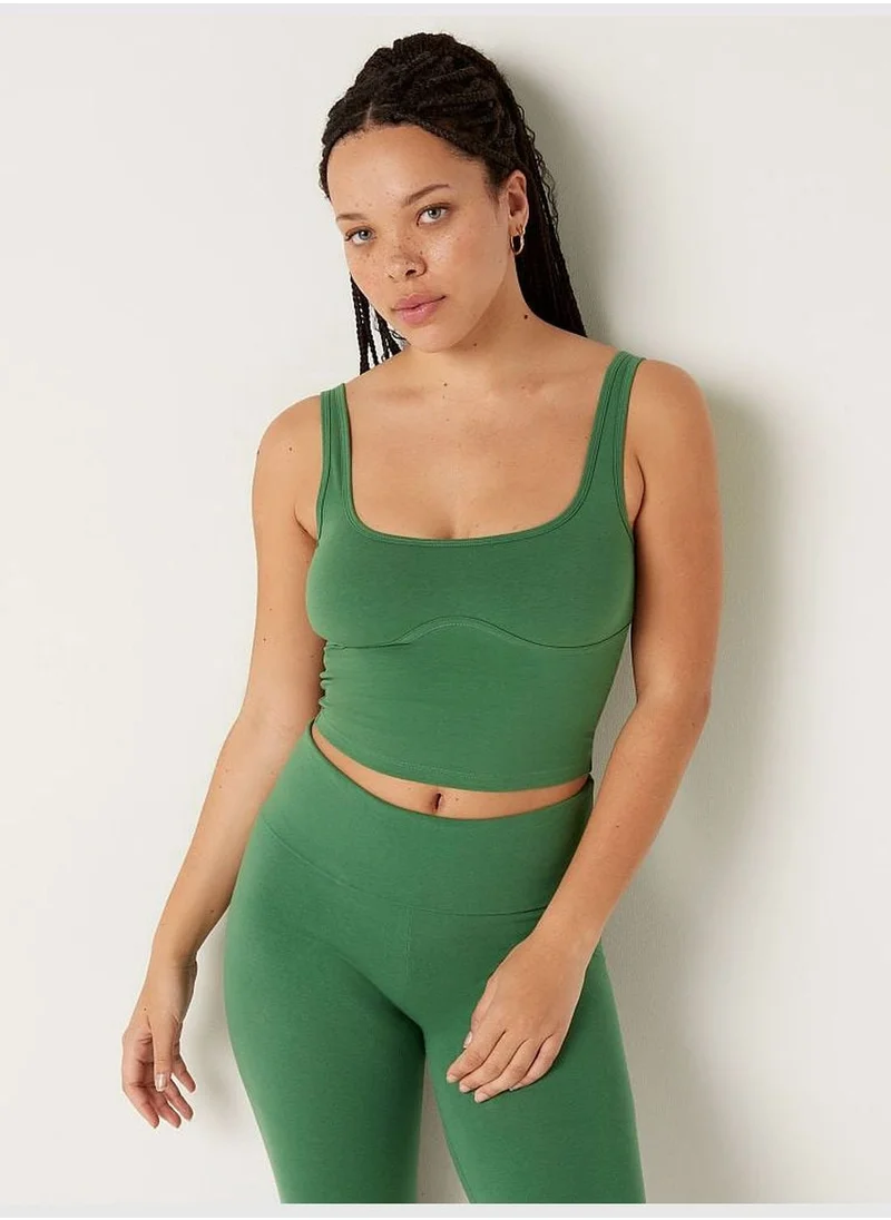 Victoria's Secret Cotton Contour Crop Tank Top