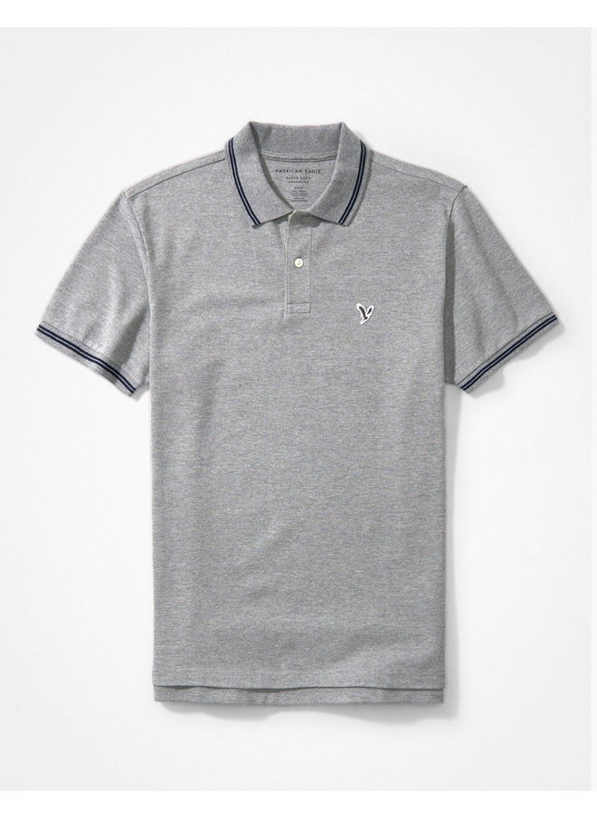 American Eagle AE Pique Polo Shirt  - Image 2
