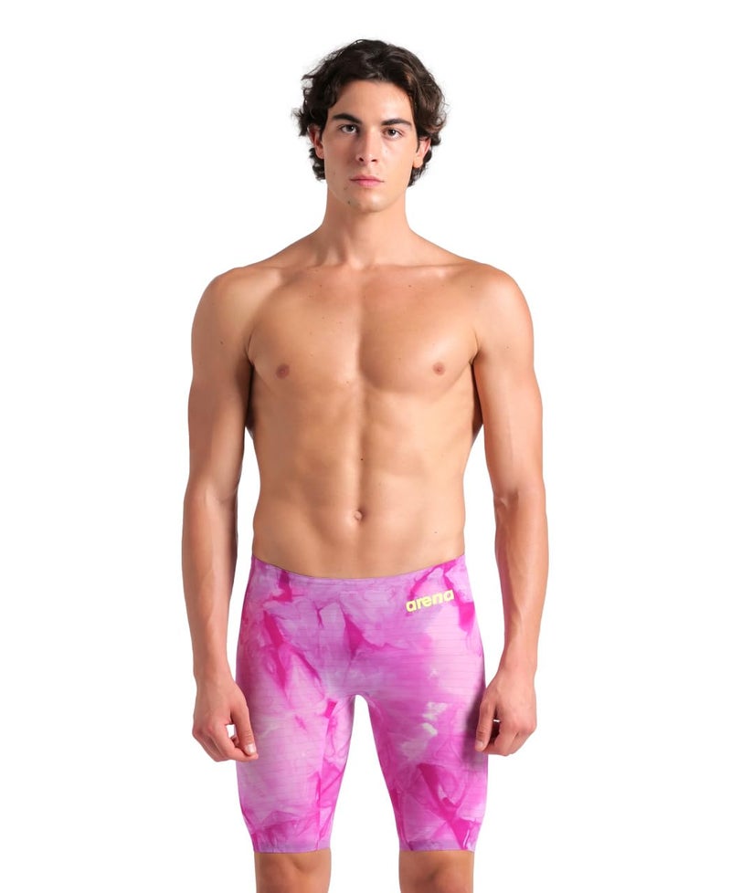ARENA Powerskin Carbon Air2 Mens Racing Jammer Limited Edition Athletic Tech Suit Competitive Racing Swimsuit Endurance Swimwear Ciclamyn Pink US Size 32 - Image 2
