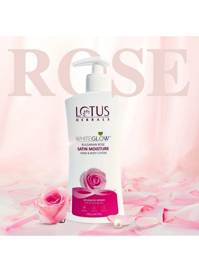 LOTUS HERBALS Whiteglow Bulgarian Rose Hand & Bodylotion ; Non Greasy ; Cools And Refreshes Skin ; Spf 20 ; For All Skin Types ; 270Ml  - Image 4