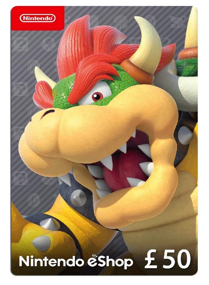 Nintendo eShop UK Gift Card £50 Digital Code
