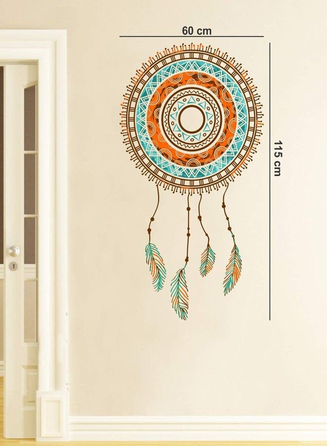 Walltech Hand Drawn Dreamcatcher Wall Sticker| Beautiful Design Wall Decoration Sticker - Image 2