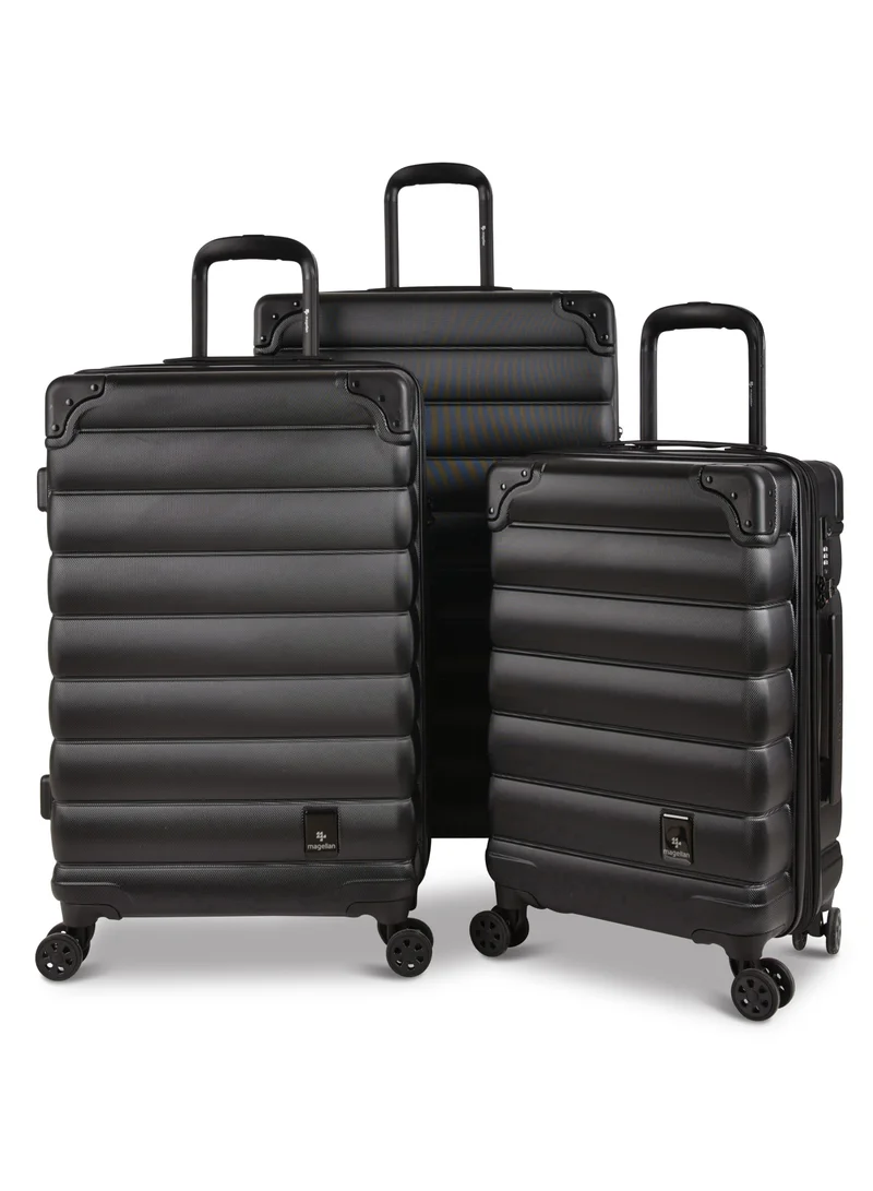ماجلان مجموعة حقائب سفر ماجلان مصنوعة من ABS  ، شنط سفر بعجلات 3 قطع HK093/3P