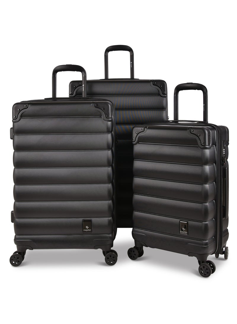 MAGELLAN - Magellan Luggage set ABS Trolley Travel Bag 3Pc HK093/3P - Image 1