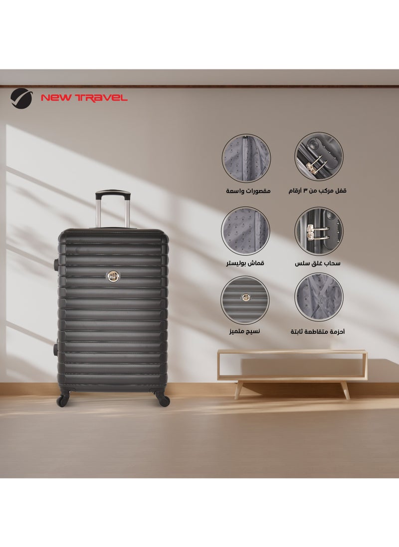 MAGELLAN - Magellan Luggage set ABS Trolley Travel Bag 3Pc HK093/3P - Image 1
