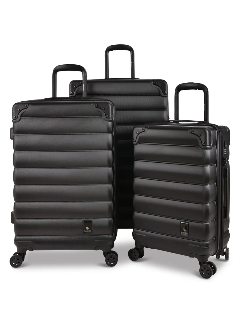 ماجلان مجموعة حقائب سفر ماجلان مصنوعة من ABS  ، شنط سفر بعجلات 3 قطع HK093/3P