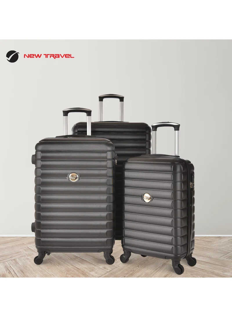 ماجلان مجموعة حقائب سفر ماجلان مصنوعة من ABS  ، شنط سفر بعجلات 3 قطع HK093/3P