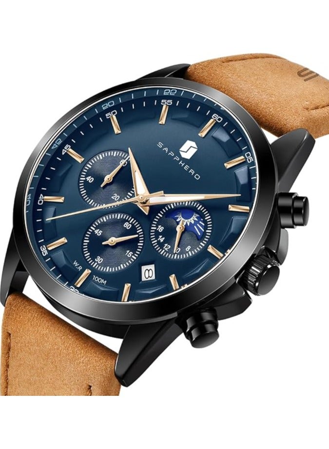 Sapphero ساعات رجاليه  كوارتز ضد الماء - Image 2